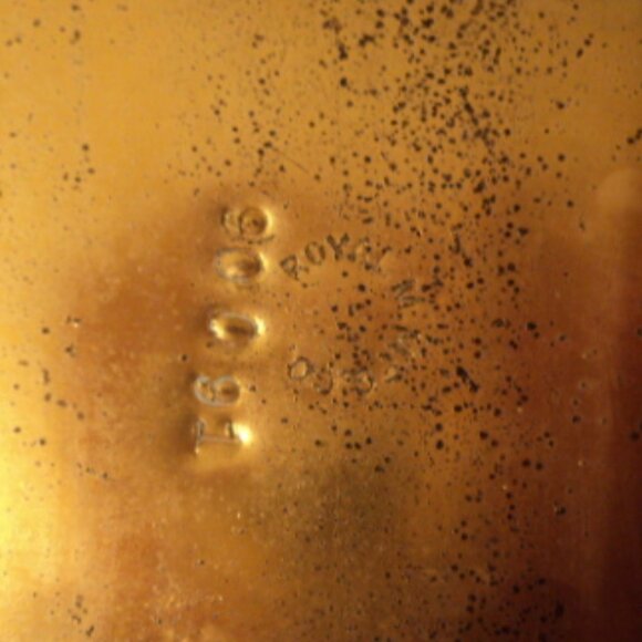 vintage brass filigree ormolu glass casket box - Picture 7 of 7